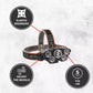LED Headlamp Headlight Flashlight Head Torch Lamp (Waterproof)