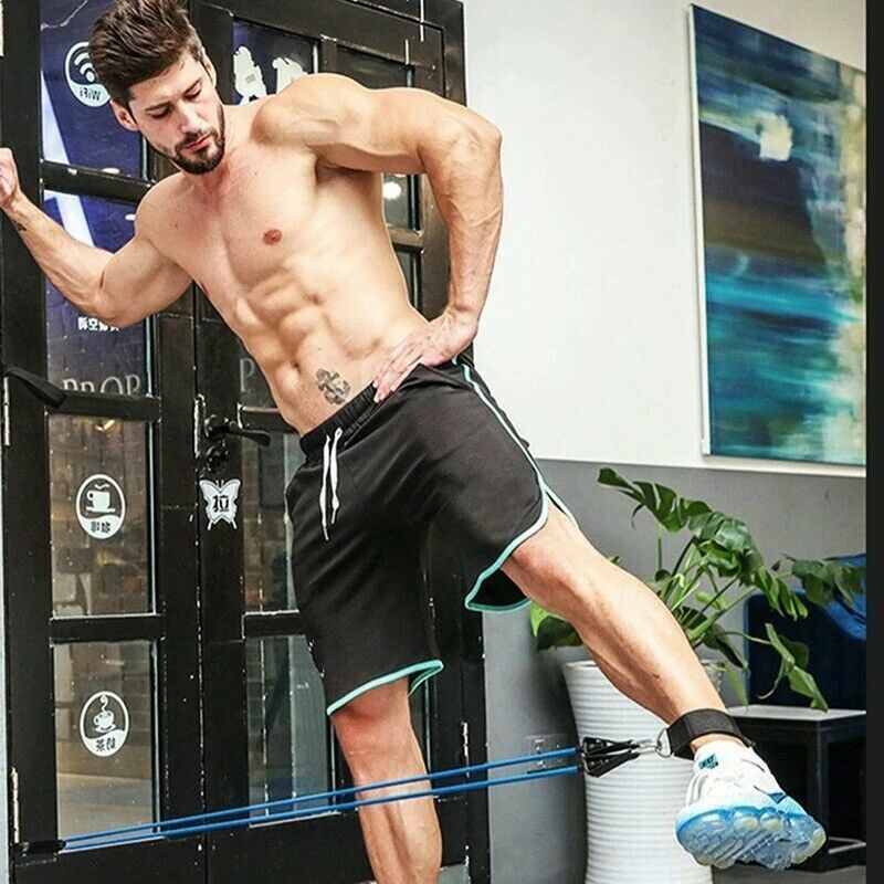 Resistance Band Loop Set Exercise Workout Crossfit Fitness Yoga Pilates