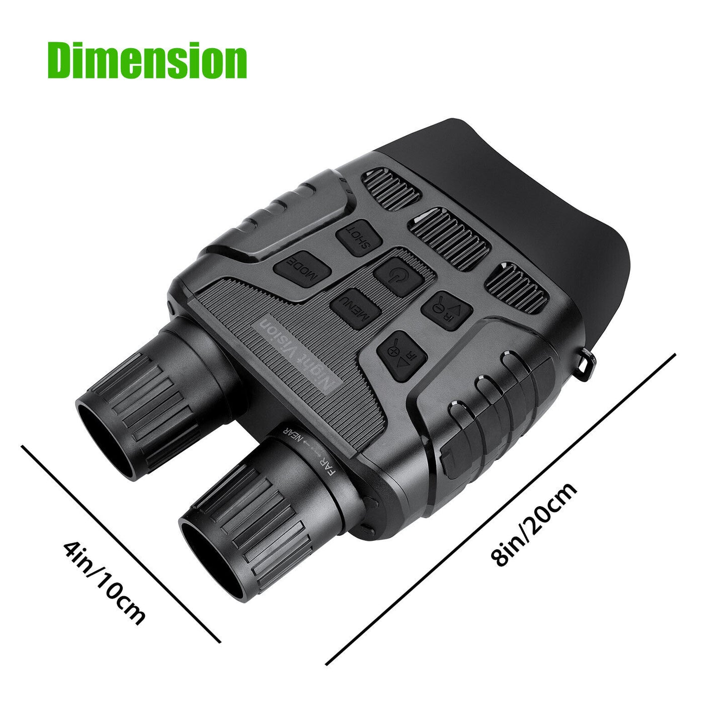 Digital Night Vision Binoculars For Total Darkness Surveillance