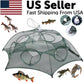 Foldable Fishing Bait Trap - Crab, Shrimp, Minnow Net - Easy, Portable, Durable