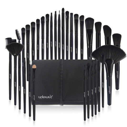 32pcs Professional Makeup Brush Set: Essential Tools for Eyeshadow, Foundation, and More