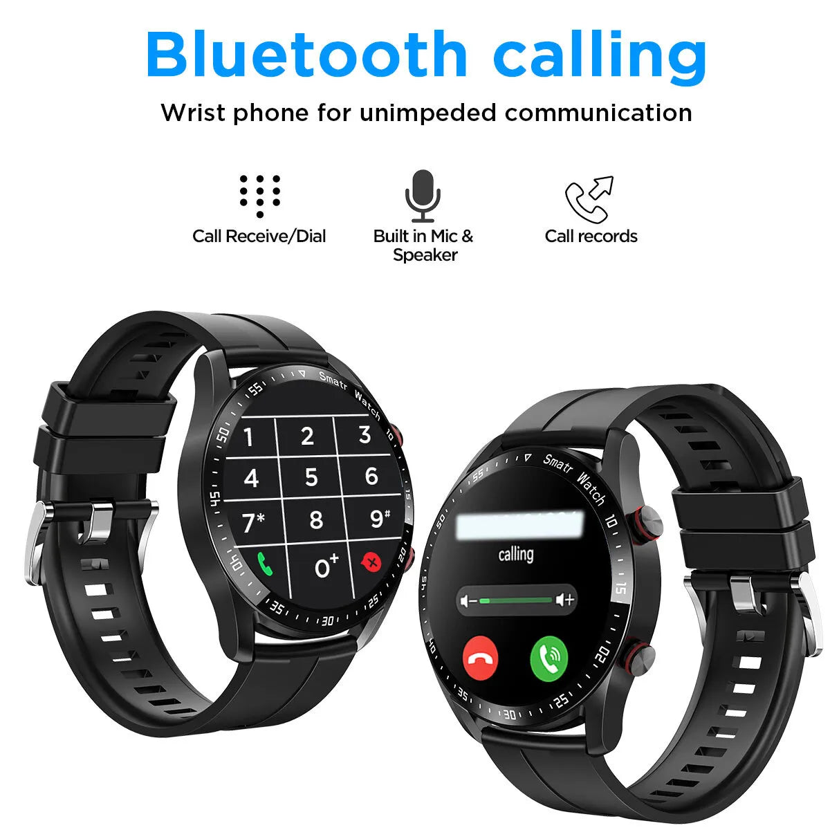 Smart Watch For Men/Women Waterproof Smartwatch Bluetooth iPhone Samsung