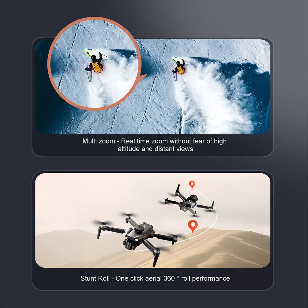S119 Foldable Drone with 4K ESC Camera, 5G WiFi FPV, 360° Obstacle Avoidance, and Extended Range