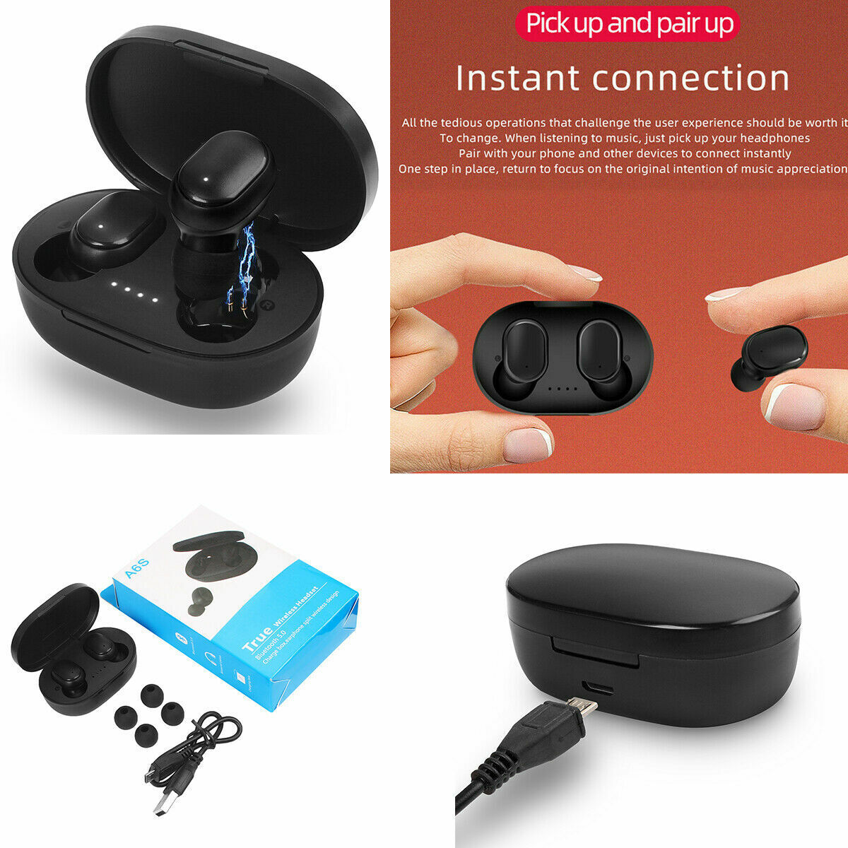 Bluetooth 5.0 Wireless Mini Earbuds