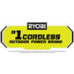 RYOBI 18V ONE+ String Trimmer with 4.0Ah Battery and Charger