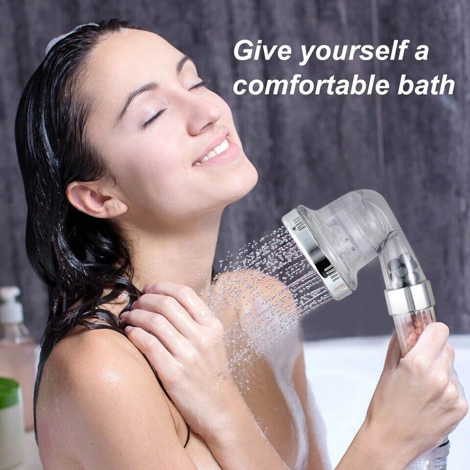 High-Pressure Shower Head for Powerful Bathroom Energy and Water Savings with Built-in Filter