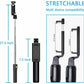 30" Remote Selfie Stick Tripod and Phone Desk Holder - Compatible with iPhone and Samsung