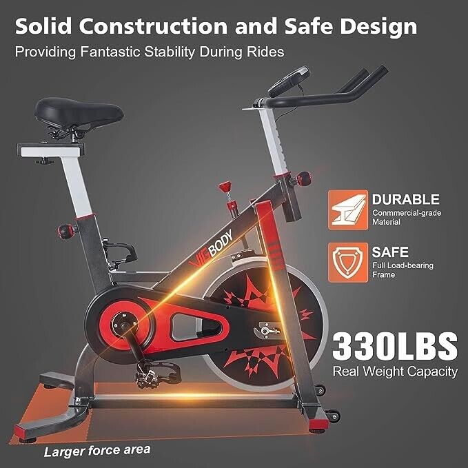 Indoor exercise bike for home fitness