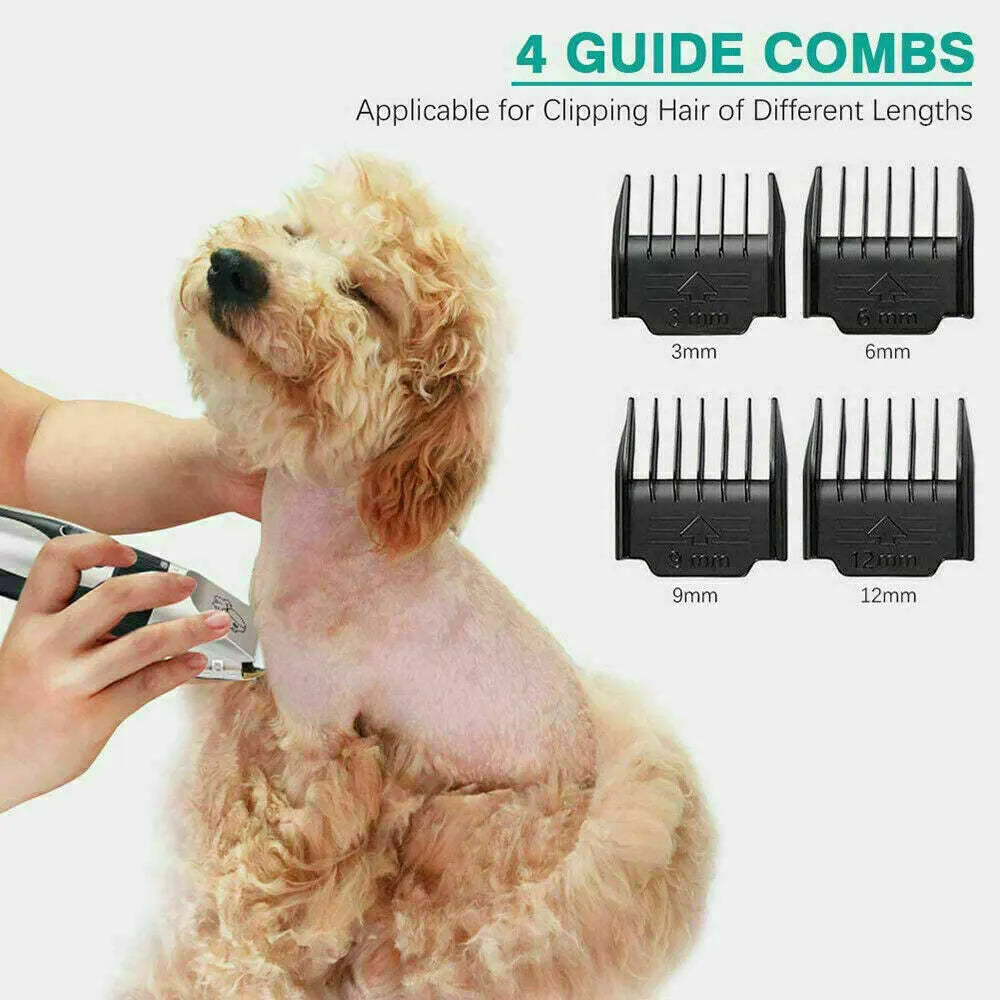 Professional Pet Clippers Hair Grooming Cordless Trimmer Shaver