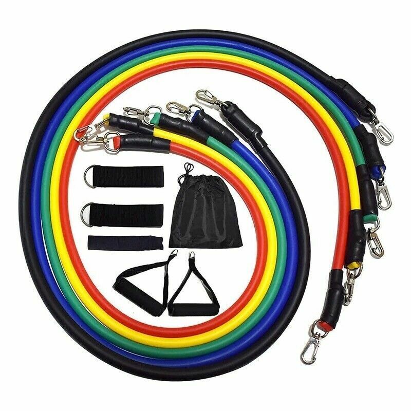 Resistance Band Loop Set Exercise Workout Crossfit Fitness Yoga Pilates