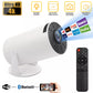 4K Mini Projector – 10000 Lumen LED, 1080P Support, WiFi & Bluetooth, Portable Home Theater