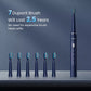 Sonic Electric Toothbrush — 30,000 Vibrations/Min, 3 Modes, 7 Brush Heads, IPX7 Waterproof, Smart Timer, USB Rechargeable