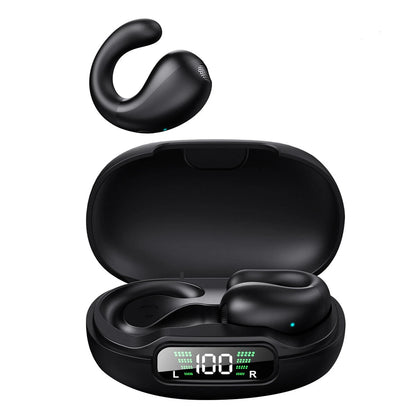 Bone Conduction Wireless Headphones – Bluetooth 5.3 Ear Clip Sport Earbuds