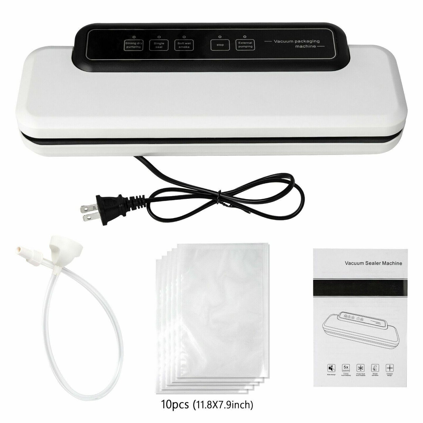 Commercial Vacuum Sealer Food Saver System with FREE Bags