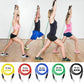 Resistance Band Loop Set Exercise Workout Crossfit Fitness Yoga Pilates