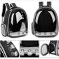 Pet Space Capsule Backpack: Transparent Travel Carrier for Dogs and Cats