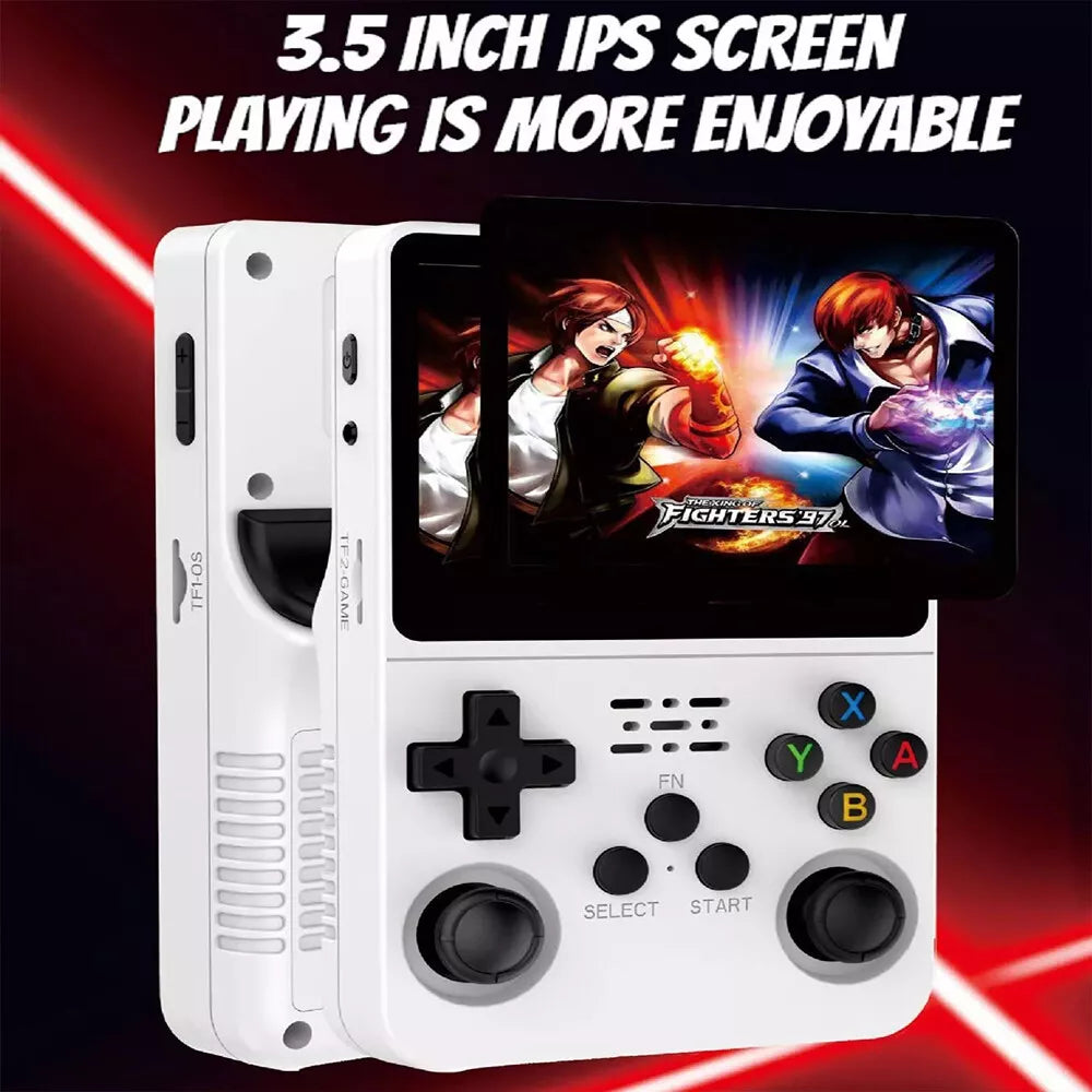 R36S Retro Handheld Game Console – 10,000+ Games, 3.5” IPS Screen, Supports PS1/NES/SNES