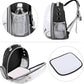 Pet Space Capsule Backpack: Transparent Travel Carrier for Dogs and Cats