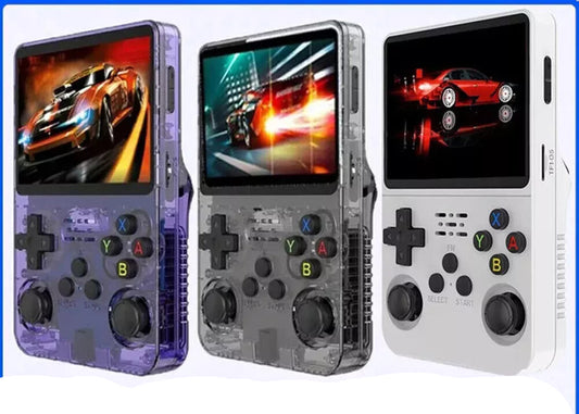 R36S Retro Handheld Game Console – 10,000+ Games, 3.5” IPS Screen, Supports PS1/NES/SNES