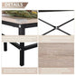 Modern Entryway Console Table – Oak Finish Accent Desk for Hallway, Sofa, or Living Room