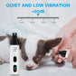 Pet Dog Cat Toe Nail Grinder: Electric File Clippers Grooming Trimmer Tools Included