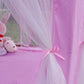Princess Indoor Play Tent for Kids with Star Lights