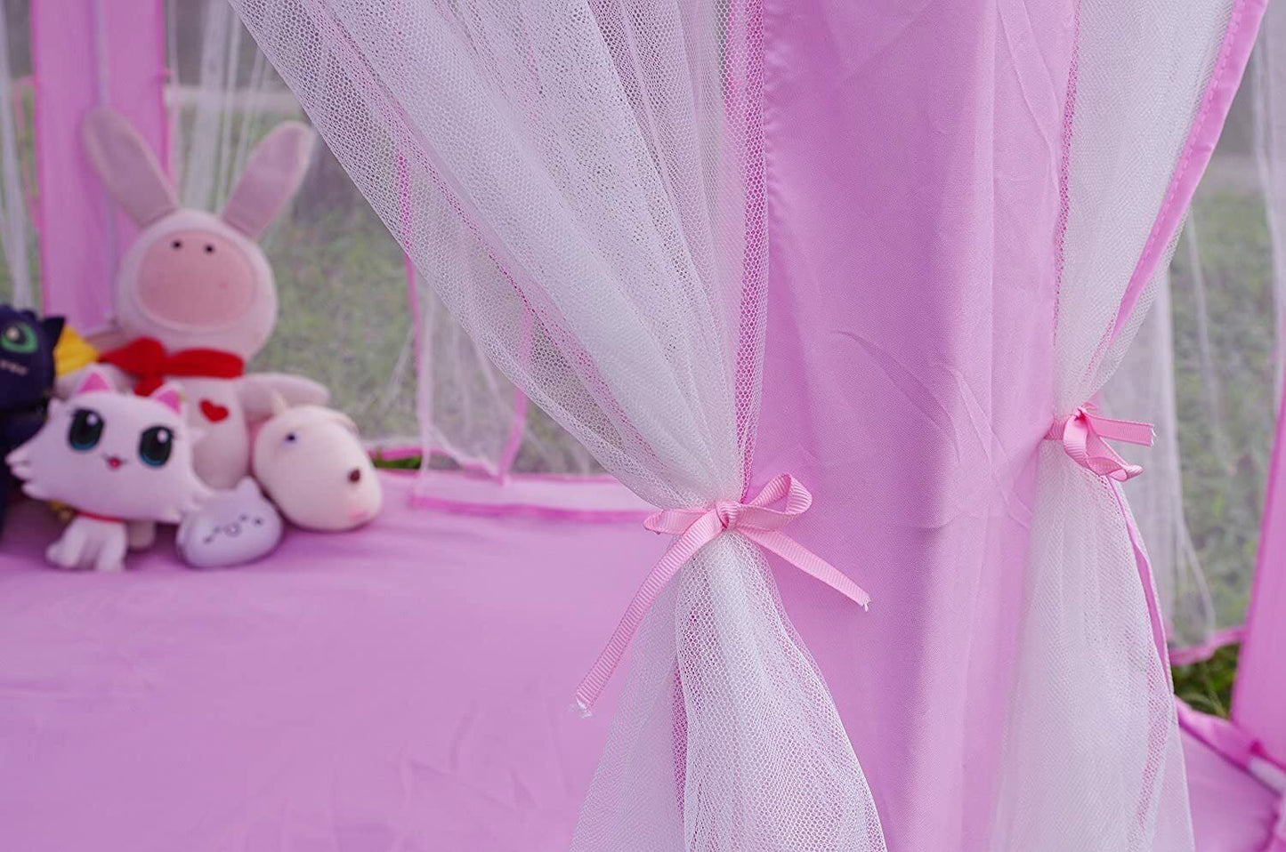 Princess Indoor Play Tent for Kids with Star Lights