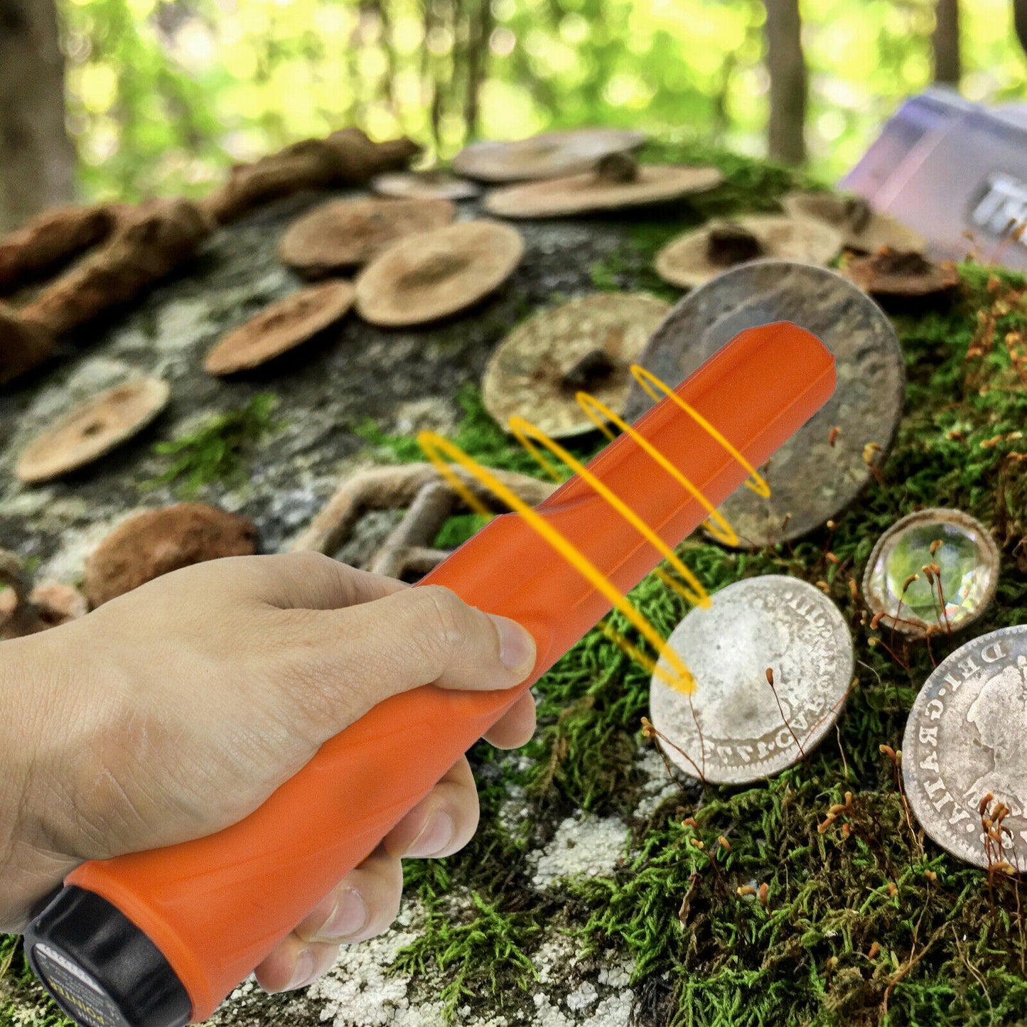 Handheld Waterproof Metal Detector - Ultimate Gold Digger Hunter with High Sensitivity Testing