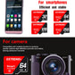 Ultra Class 10 Micro SD Card with High-Speed Memory, Available in 32GB/64GB/128GB/256GB Capacities
