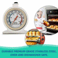 Oven Thermometer Stainless Steel Classic Stand Up Food Meat Temperature Gauge