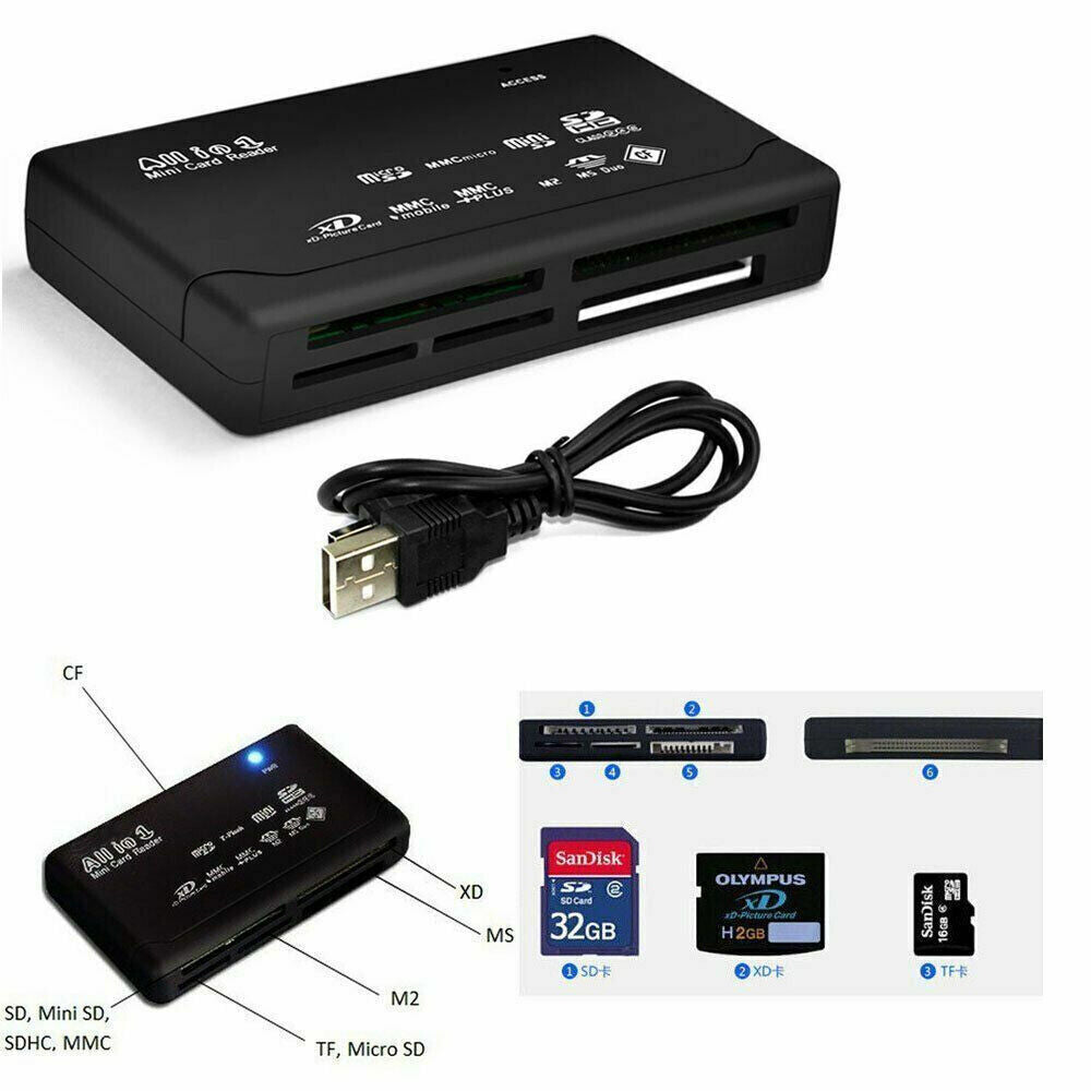 USB Memory Card Reader Mini 26-IN-1  2.0 High Speed