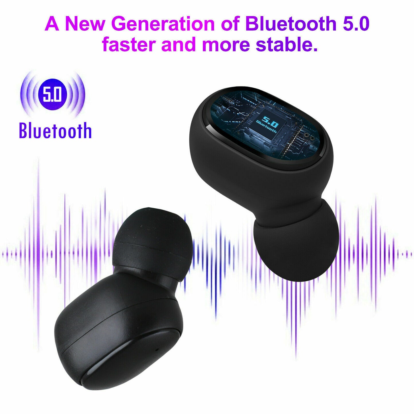 Bluetooth 5.0 Wireless Mini Earbuds