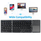 Foldable Bluetooth Keyboard with Touchpad – Portable Wireless Keyboard for Android, iOS & Windows Devices