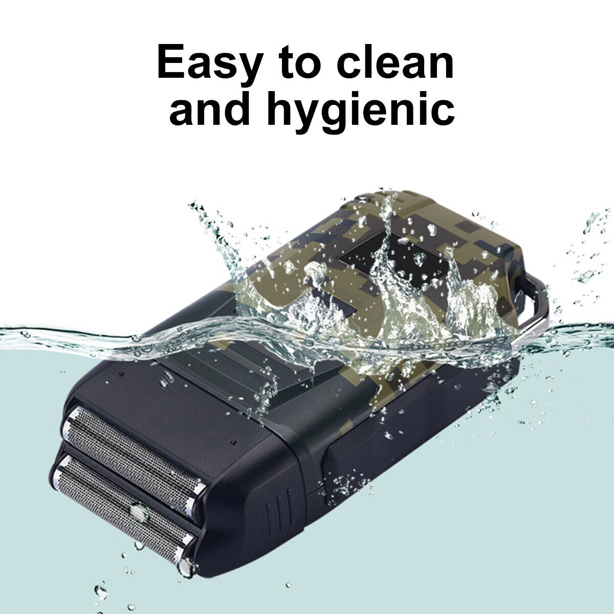 Rechargeable Electric Beard Shaver Trimmer Razor with USB Charging for Men's Hair Shaving and Grooming