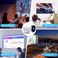 4K Mini Projector – 10000 Lumen LED, 1080P Support, WiFi & Bluetooth, Portable Home Theater