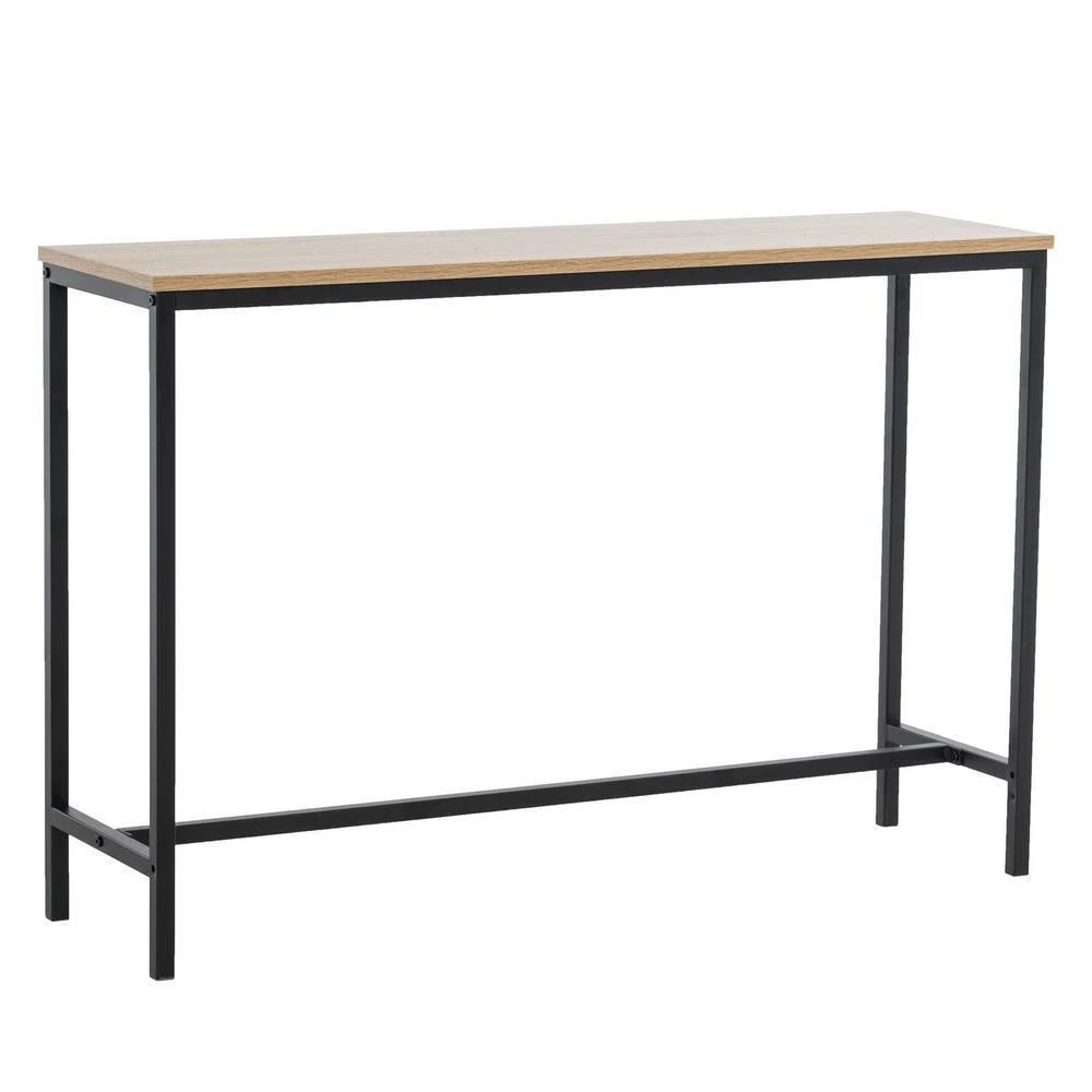 Modern Entryway Console Table – Oak Finish Accent Desk for Hallway, Sofa, or Living Room