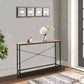 Modern Entryway Console Table – Oak Finish Accent Desk for Hallway, Sofa, or Living Room