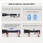Super Bright LED Flashlight – XHP50.2, USB-C Rechargeable, 1000M Beam, Waterproof