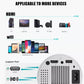 4K Mini Projector – 10000 Lumen LED, 1080P Support, WiFi & Bluetooth, Portable Home Theater