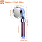 Filtered High Pressure Shower Head – 3 Modes, Ionic Beads for Chlorine Removal