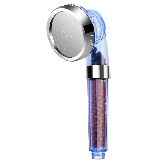Filtered High Pressure Shower Head – 3 Modes, Ionic Beads for Chlorine Removal