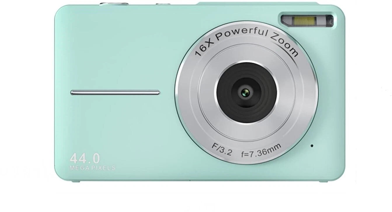 Digital Camera 44MP 1080P HD with 16X Zoom, Anti-Shake, 2.4" LCD, 32GB Card Included