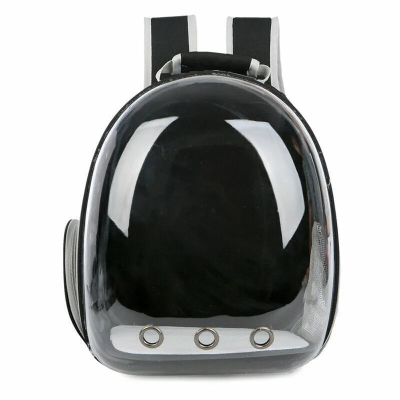 Pet Space Capsule Backpack: Transparent Travel Carrier for Dogs and Cats