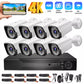 8-Channel 1080P HD Wireless Security Camera System with DVR Night Vision, Motion Alerts, Remote Access
