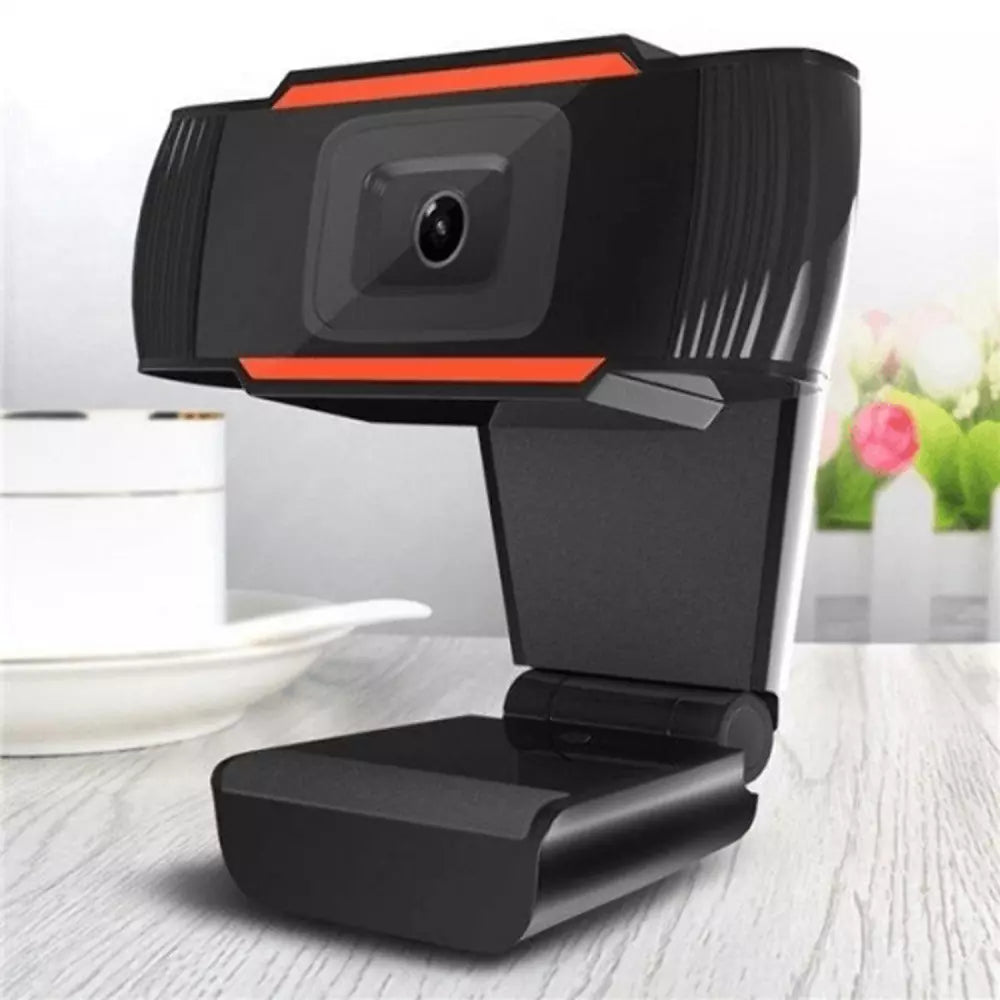 HD 720P USB Webcam with Microphone – Plug & Play Web Camera for Video Calls, Streaming, and Gaming