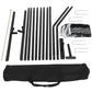 Portable 22FT Durable Outdoor Pickleball and Tennis Net with Steel Poles, Stand, and Carry Bag