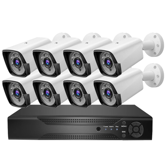 8-Channel 1080P HD Wireless Security Camera System with DVR Night Vision, Motion Alerts, Remote Access