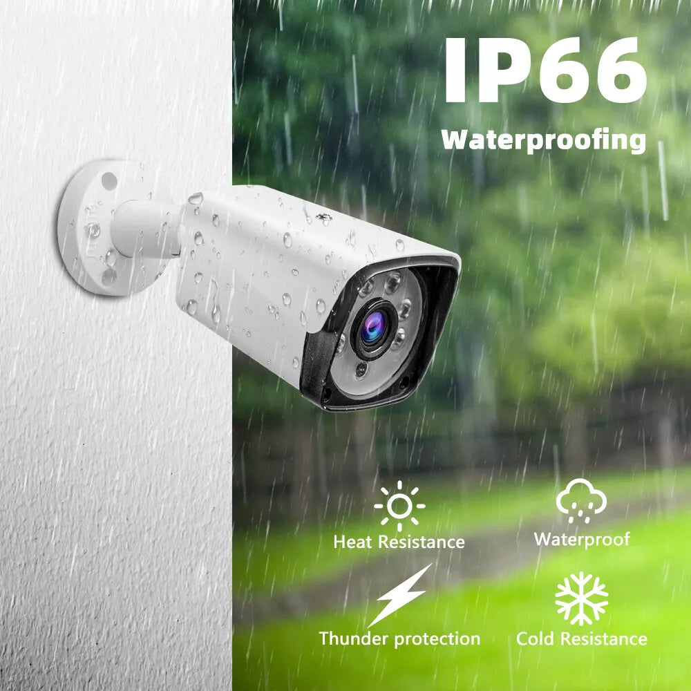 8-Channel 1080P HD Wireless Security Camera System with DVR Night Vision, Motion Alerts, Remote Access