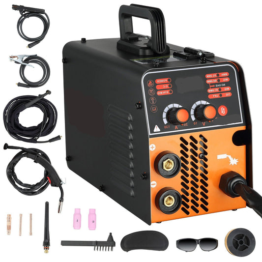 130A MIG Welder 3-in-1 Machine with Flux Core, MMA, and LIFT TIG Welding Capabilities