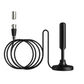 Upgraded Digital TV Antenna: 300-Mile Range, 1080P & 4K HDTV Indoor Reception